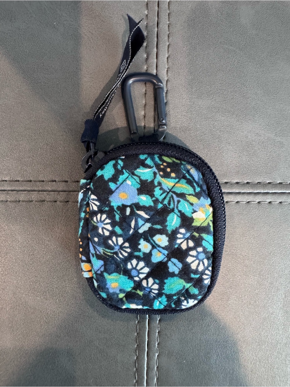 Vera Bradley quilted cotton earbuds case